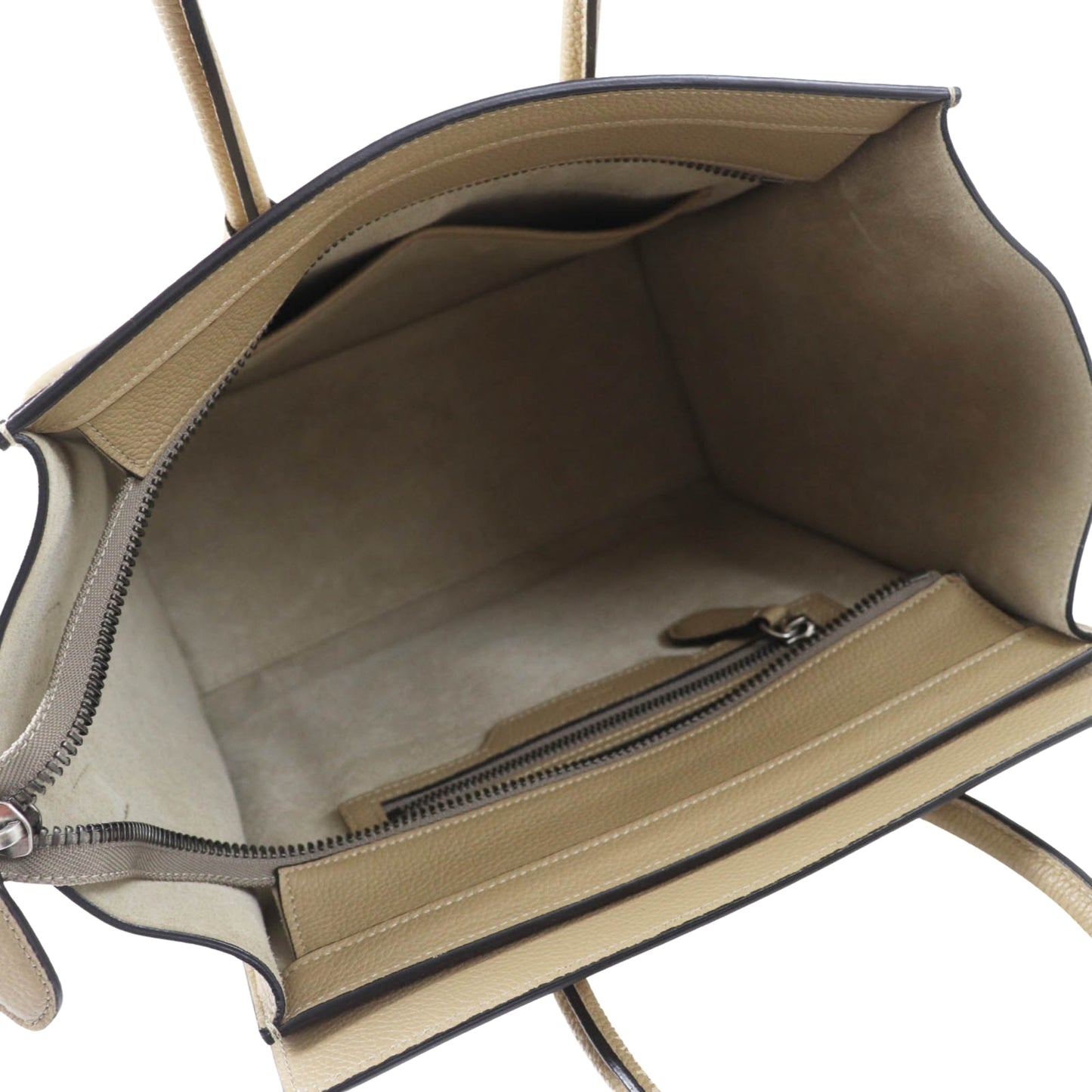 Celine Micro Drummed Calfskin Luggage Tote