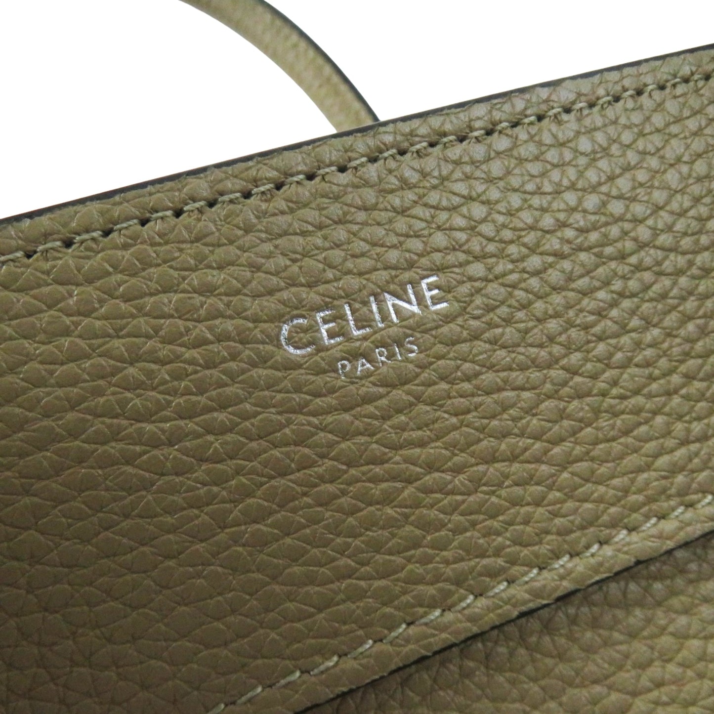 Celine Micro Drummed Calfskin Luggage Tote