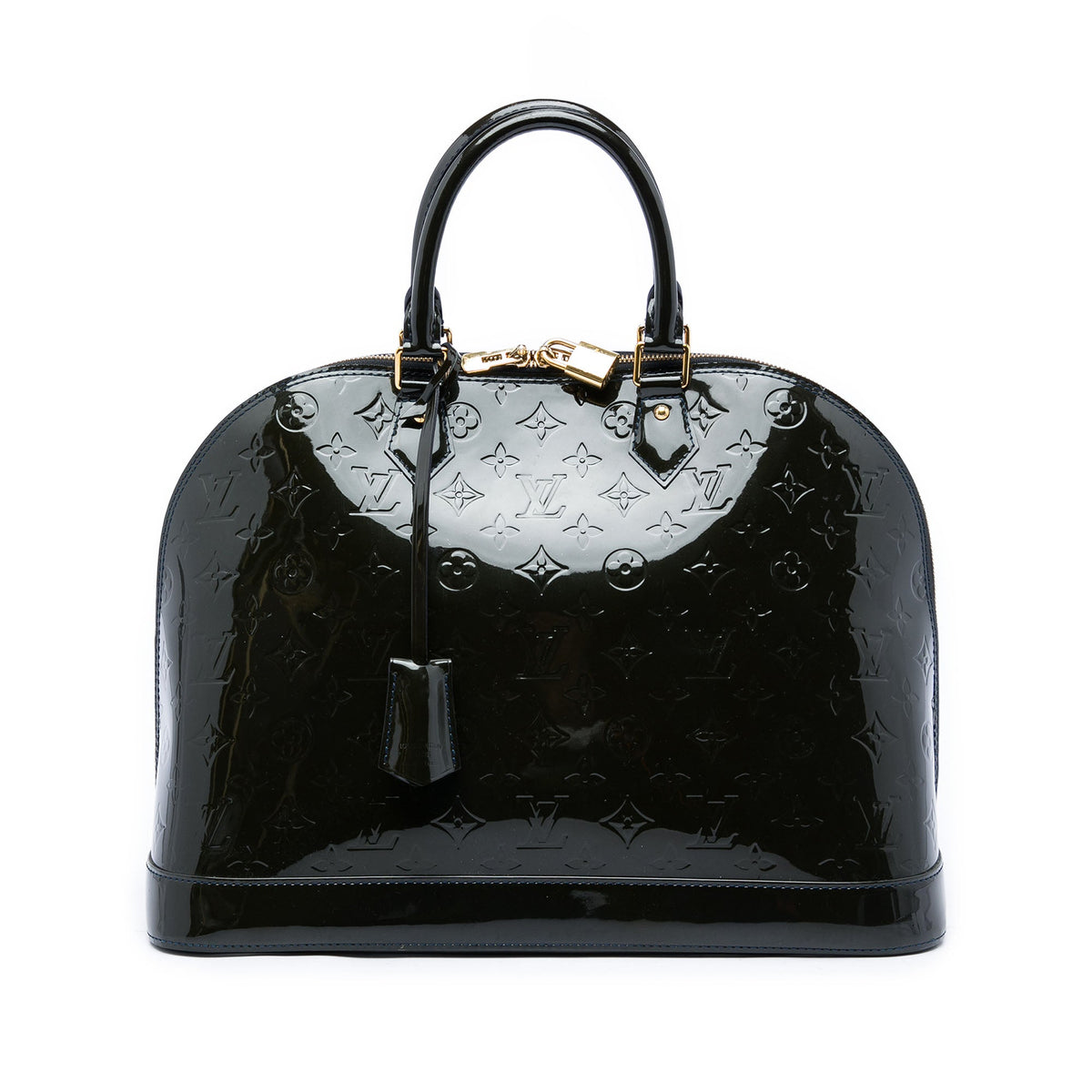 Louis Vuitton Monogram Vernis Alma GM — Blue