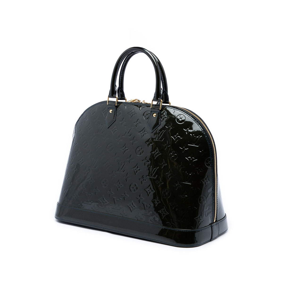 Louis Vuitton Monogram Vernis Alma GM — Blue