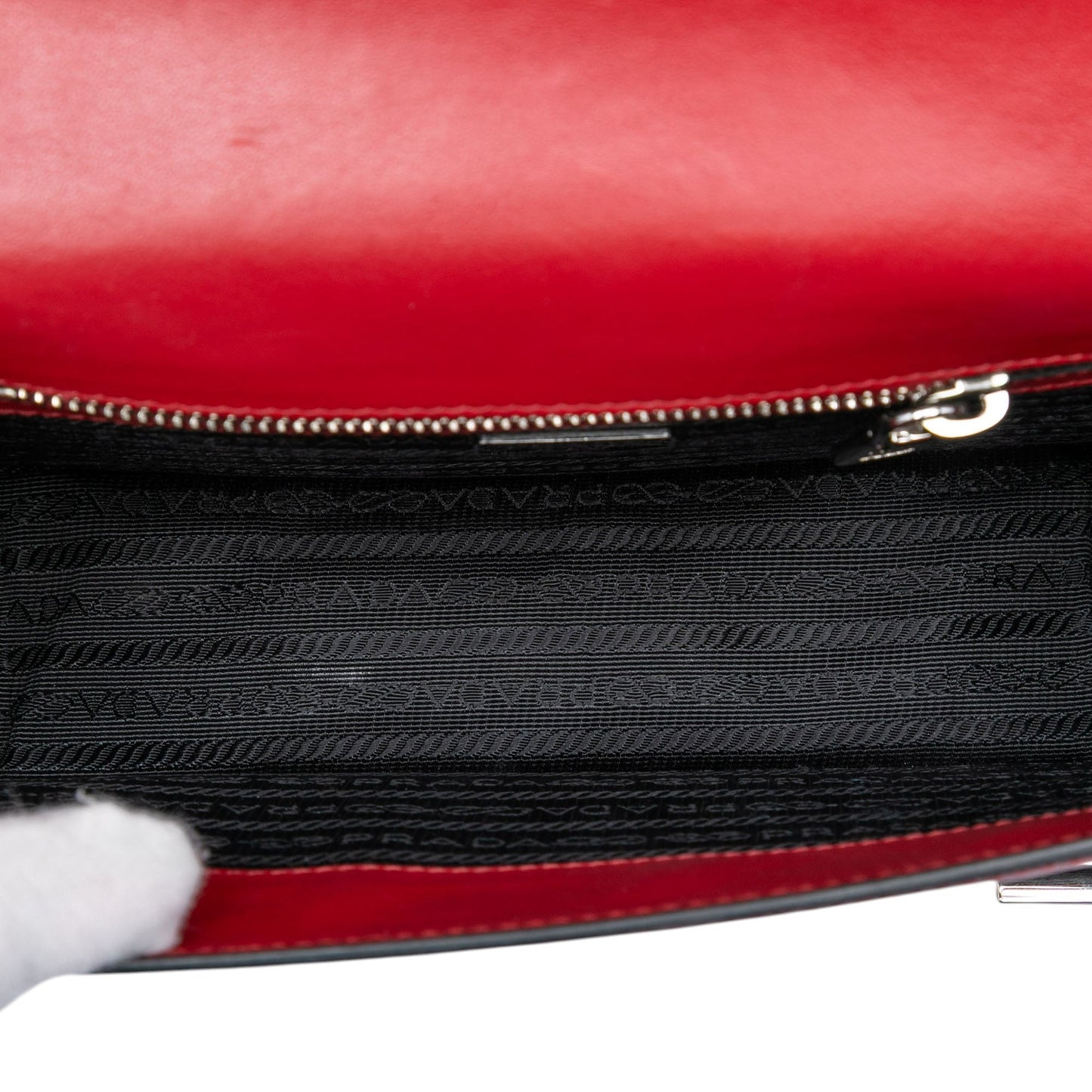 Saffiano Double Turn Lock Top Handle Bag