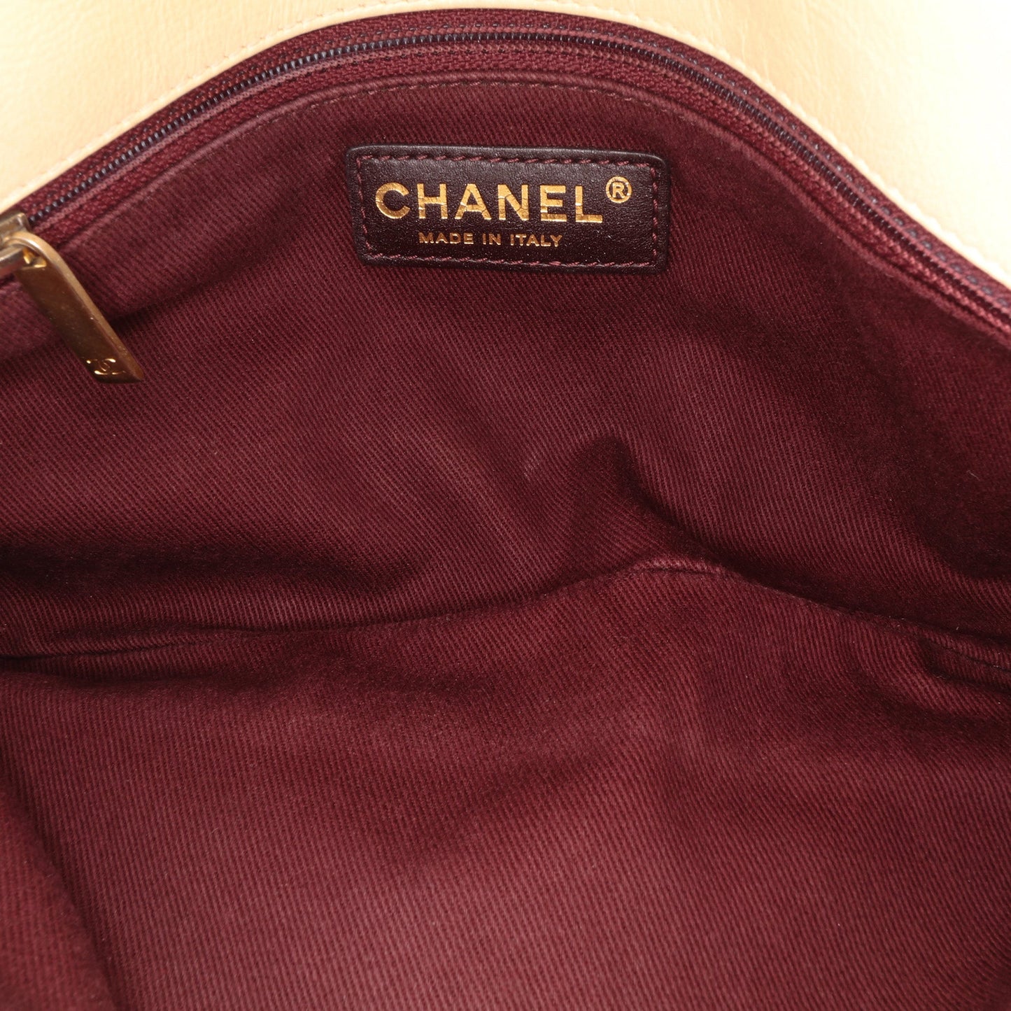 Chanel Quilted Calfskin Triple Stitched Single Flap