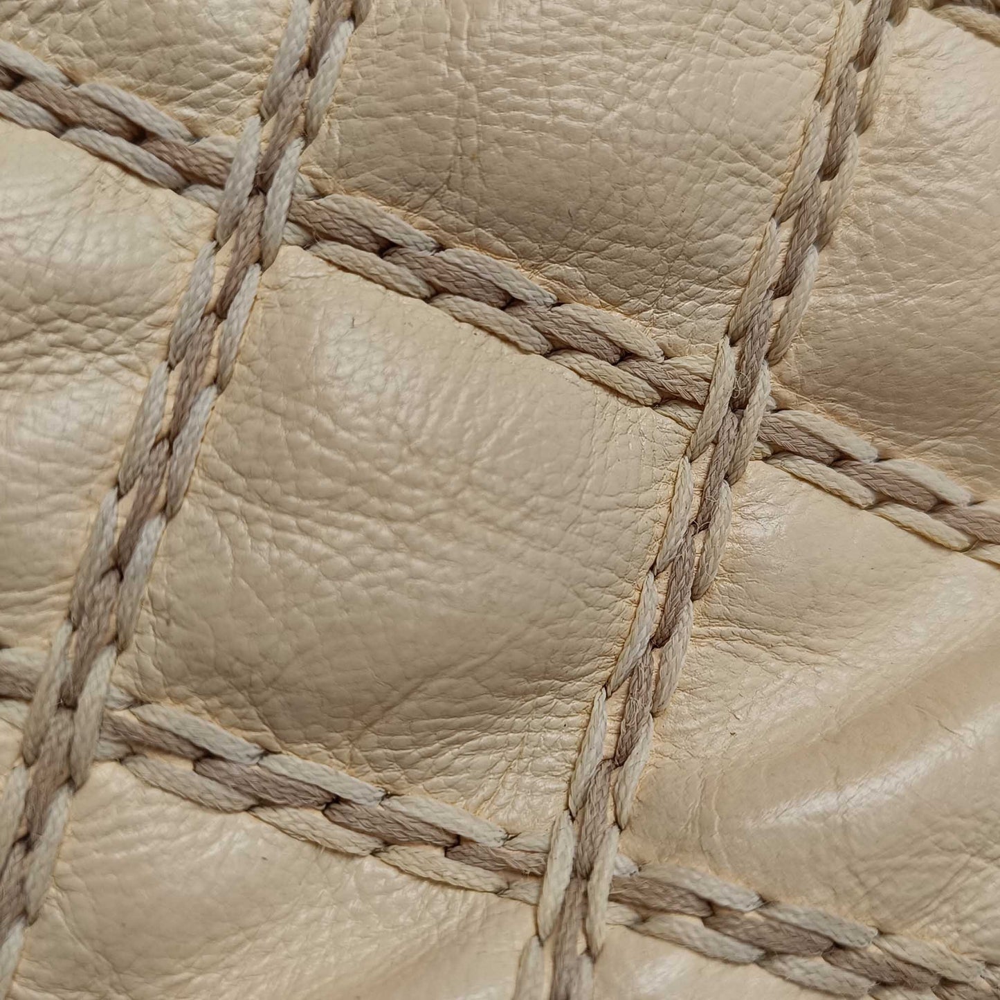 Chanel Quilted Calfskin Triple Stitched Single Flap