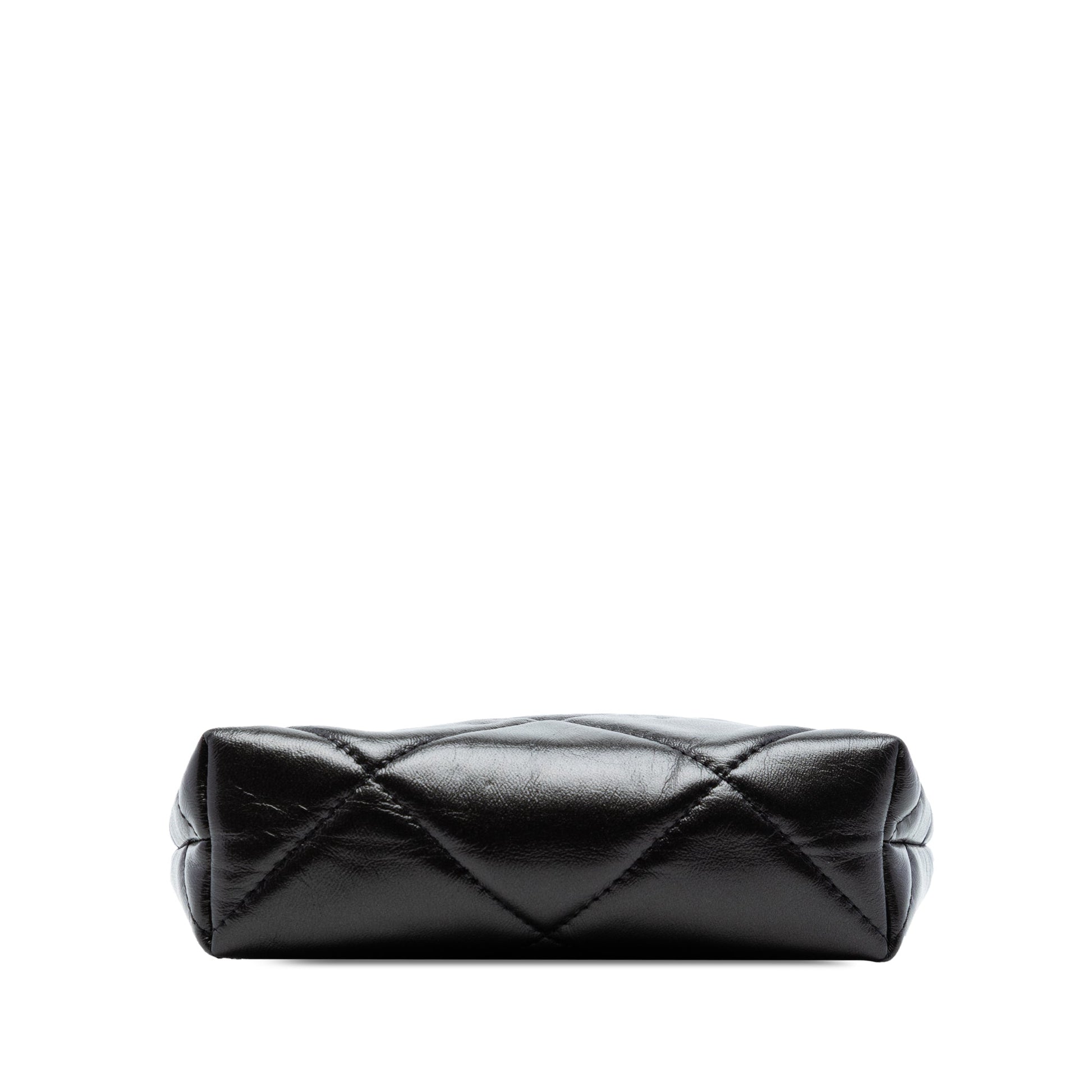 Chanel Small CC Quilted Lambskin Kisslock Frame Clutch