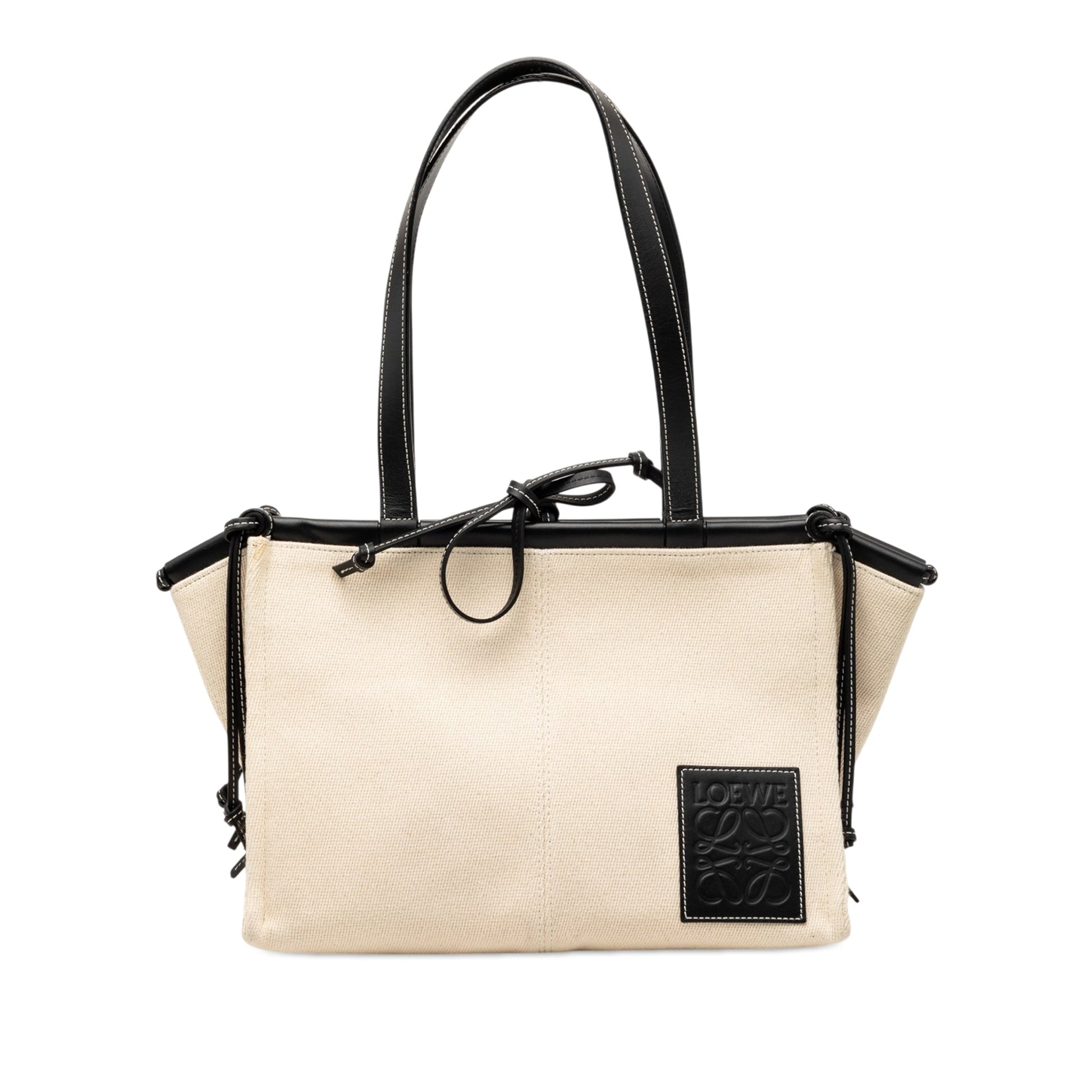 LOEWE Small Canvas Cushion Tote