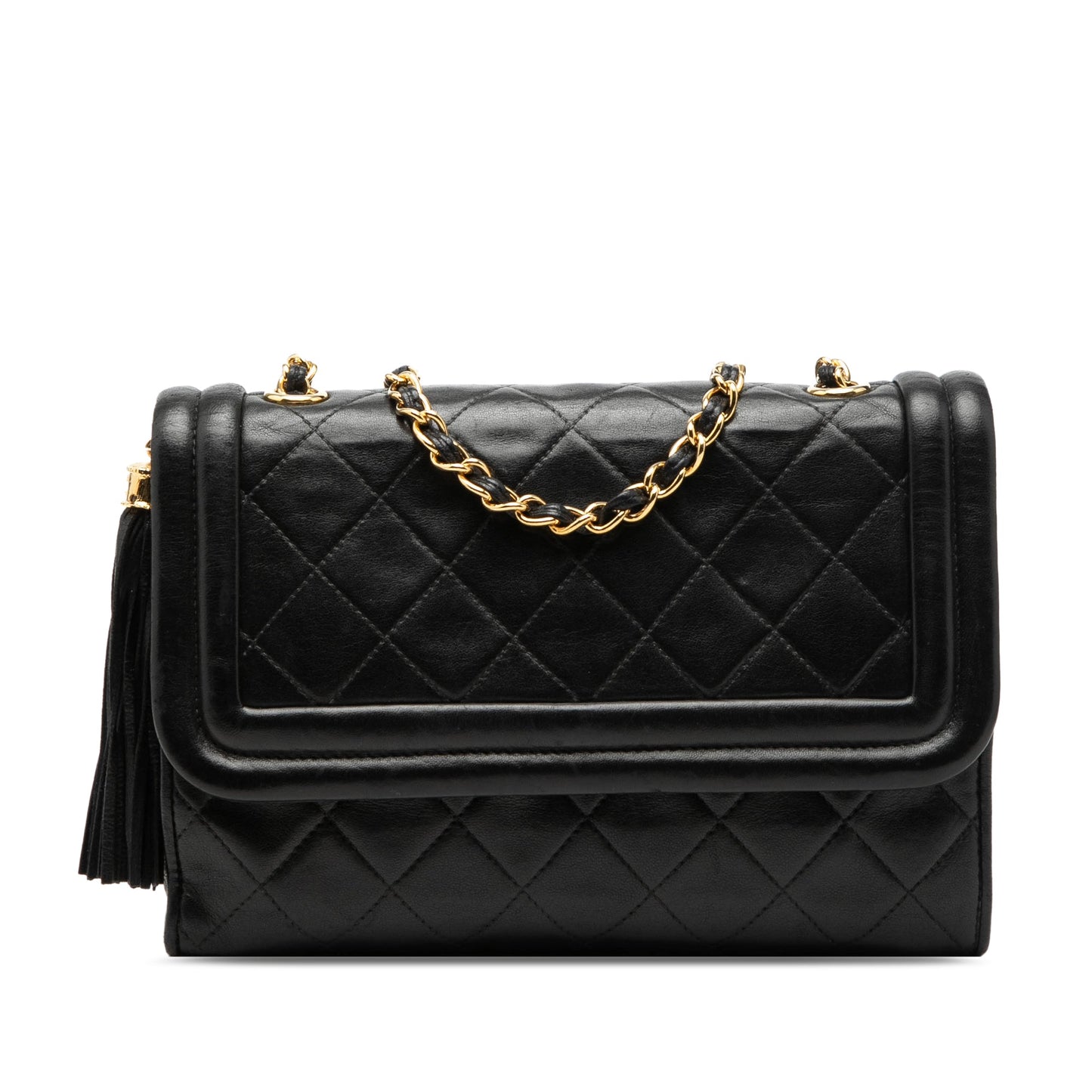 Chanel Quilted Lambskin Tassel Flap