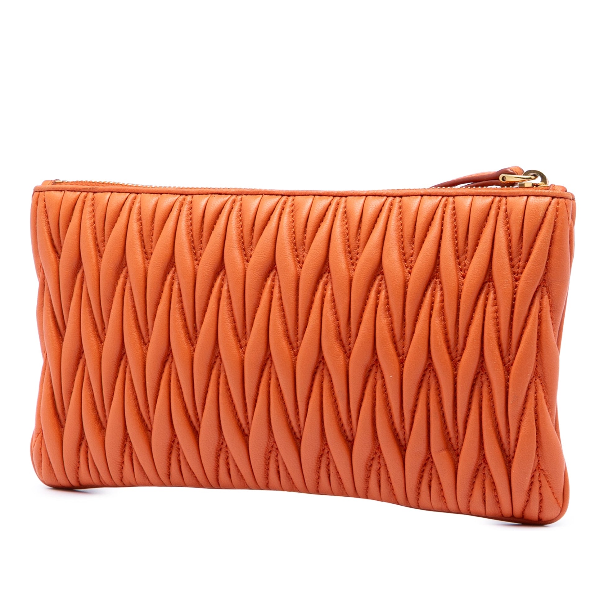 Miu Miu Matelasse Nappa Clutch