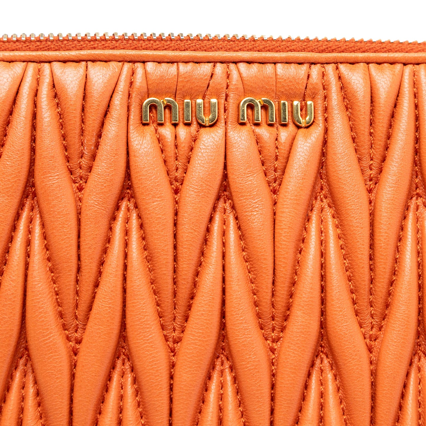 Miu Miu Matelasse Nappa Clutch