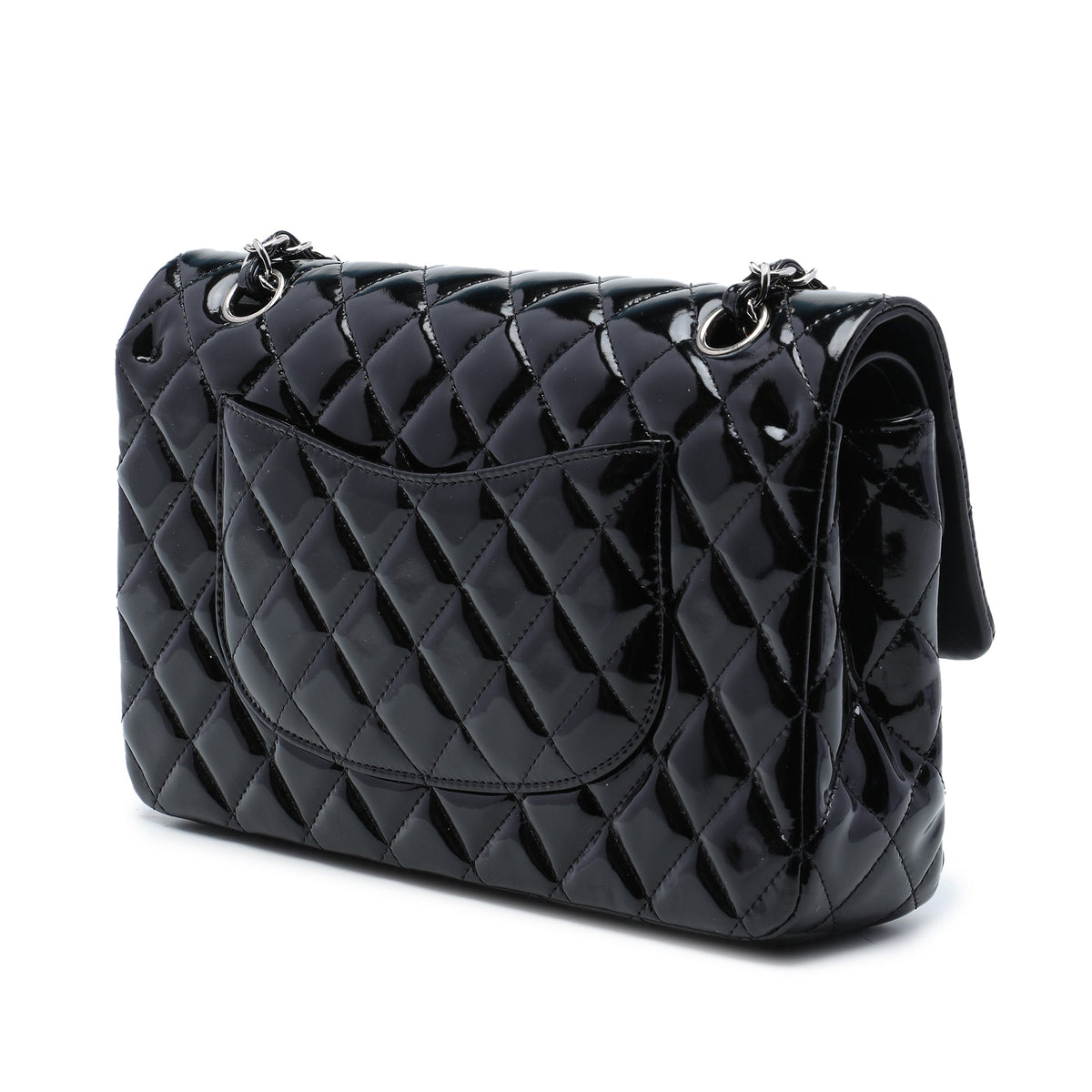 Chanel Medium Classic Patent Double Flap