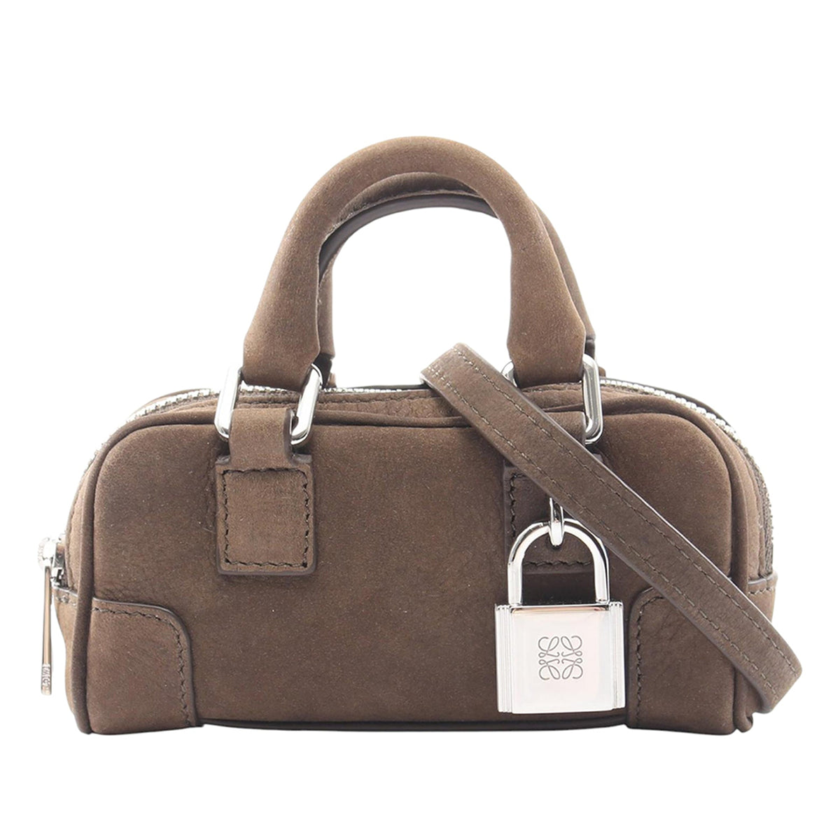 LOEWE Nano Leather Amazona Satchel