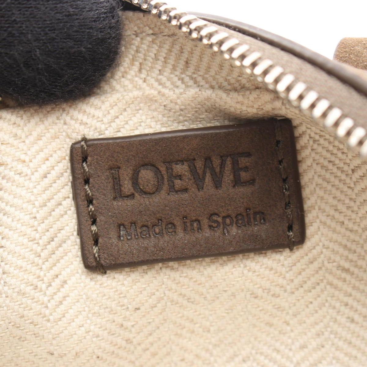 LOEWE Nano Leather Amazona Satchel