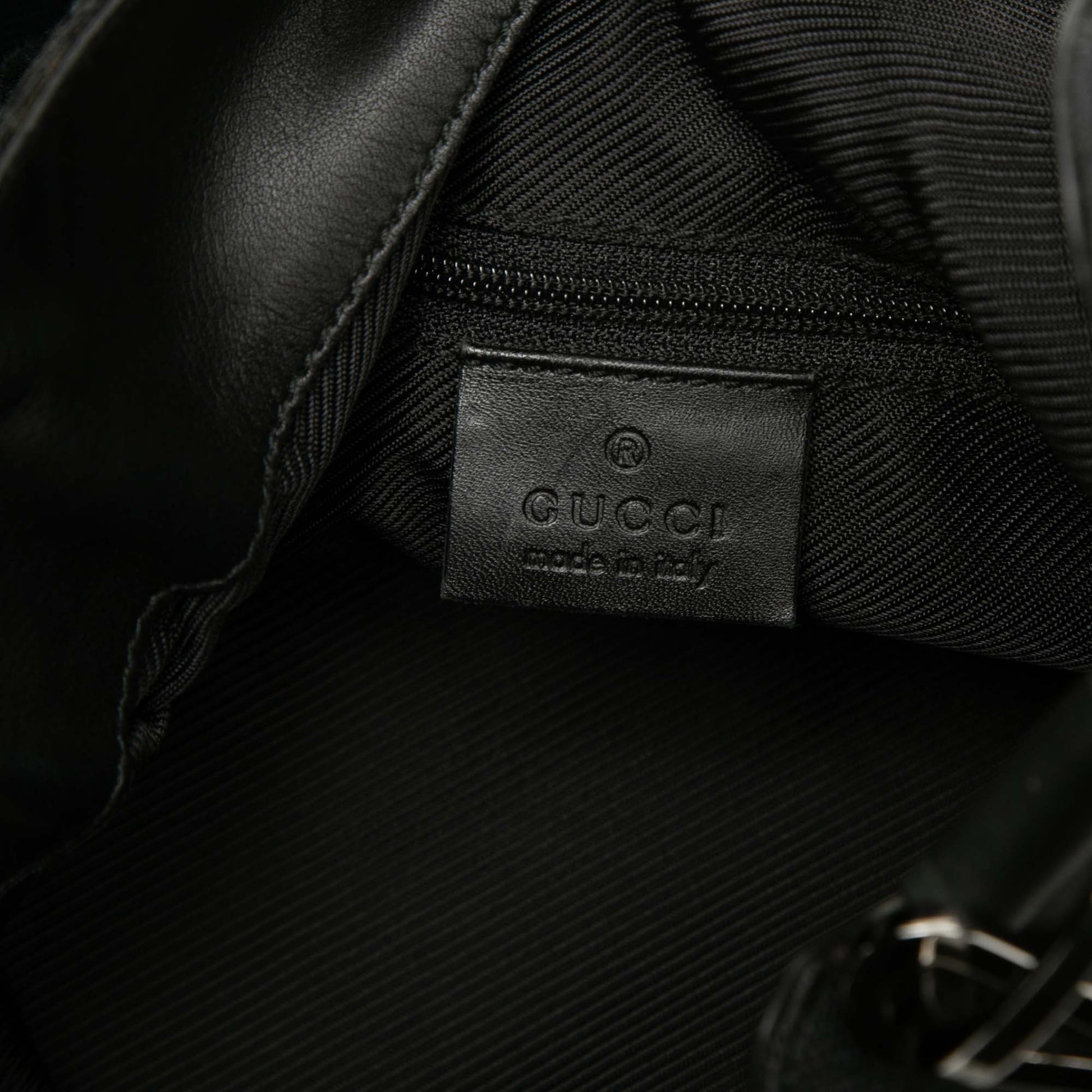 Gucci GG Canvas Bamboo Satchel