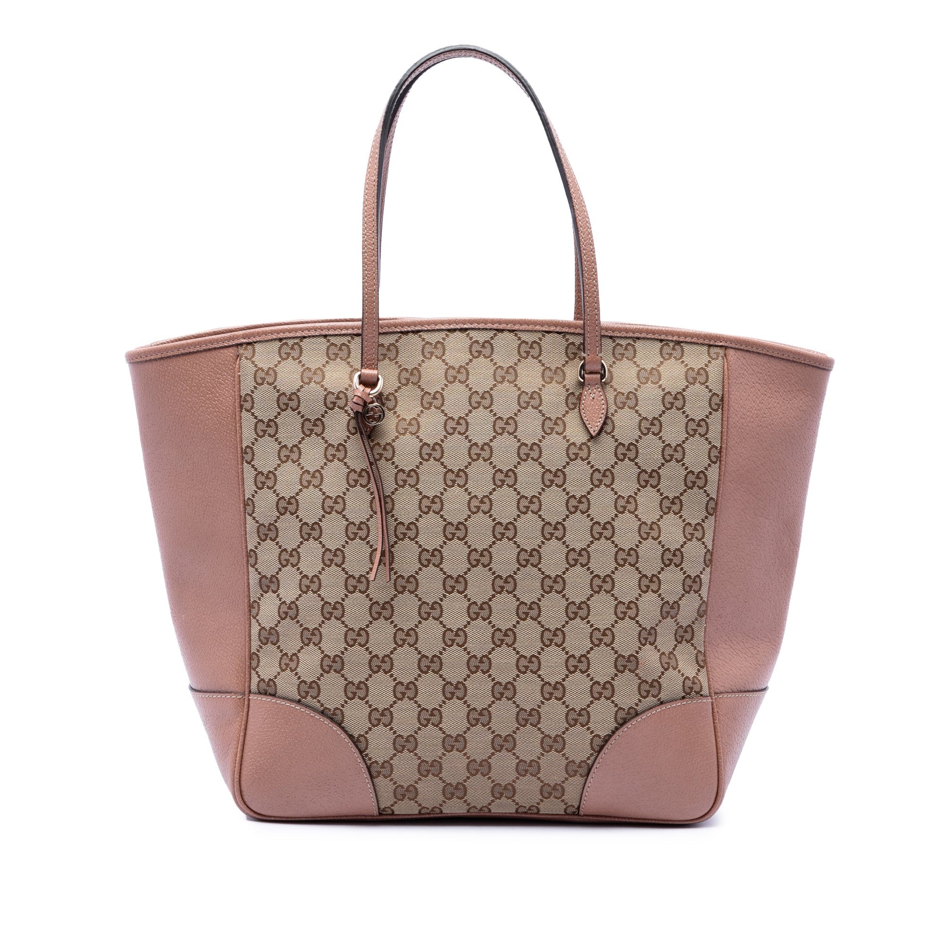 Gucci GG Canvas and Leather Bree Tote