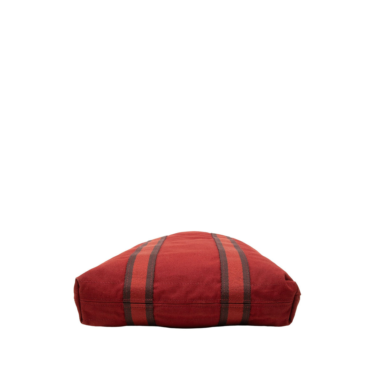 Hermès Canvas Fourre Tout Cabas — Red