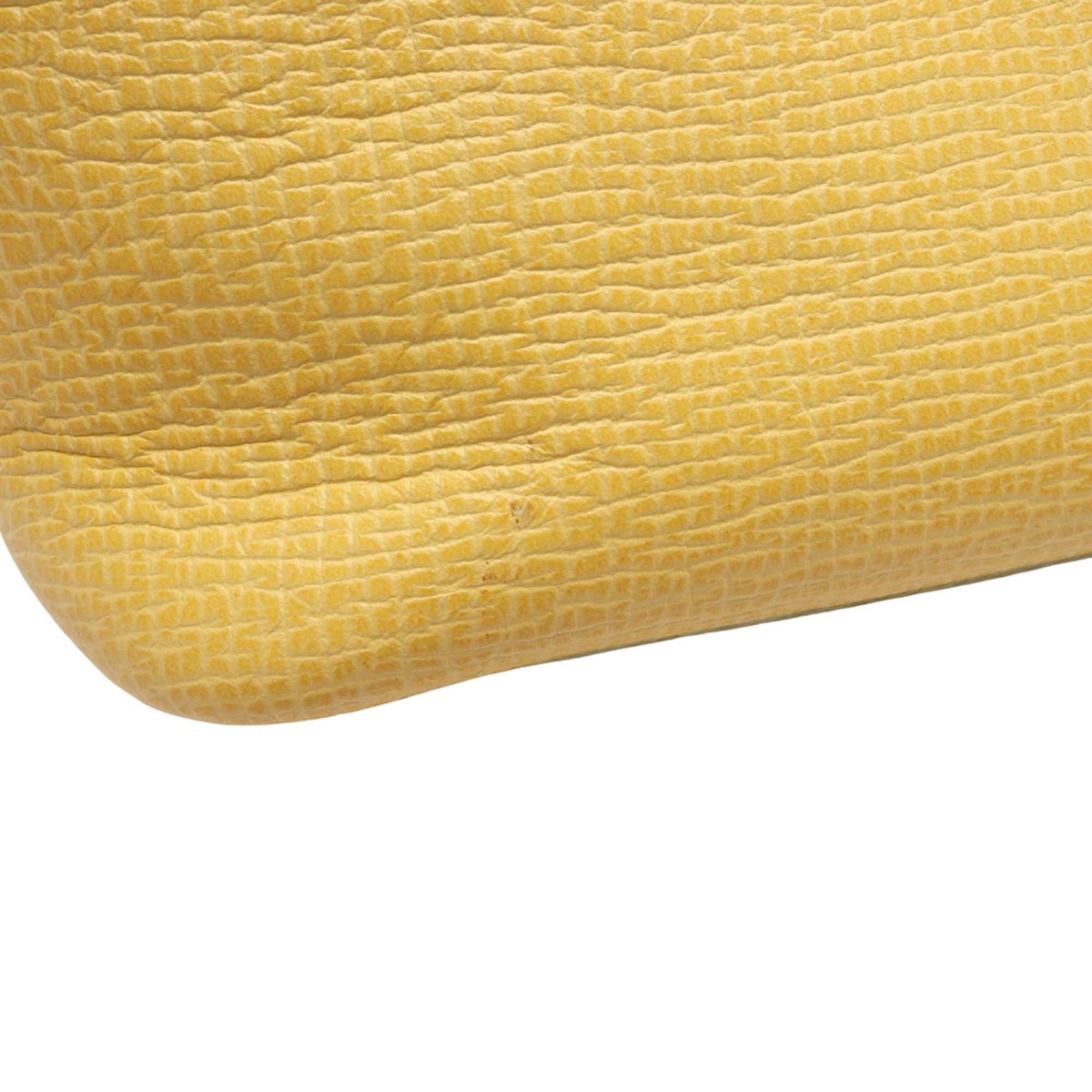 LOEWE Textured Leather Handbag — Yellow