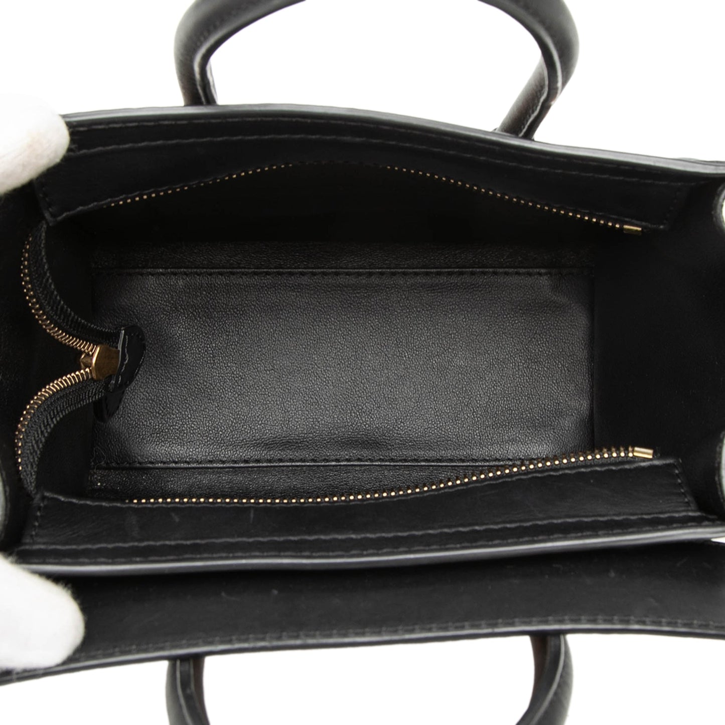Celine Nano Tricolor Leather Luggage Tote