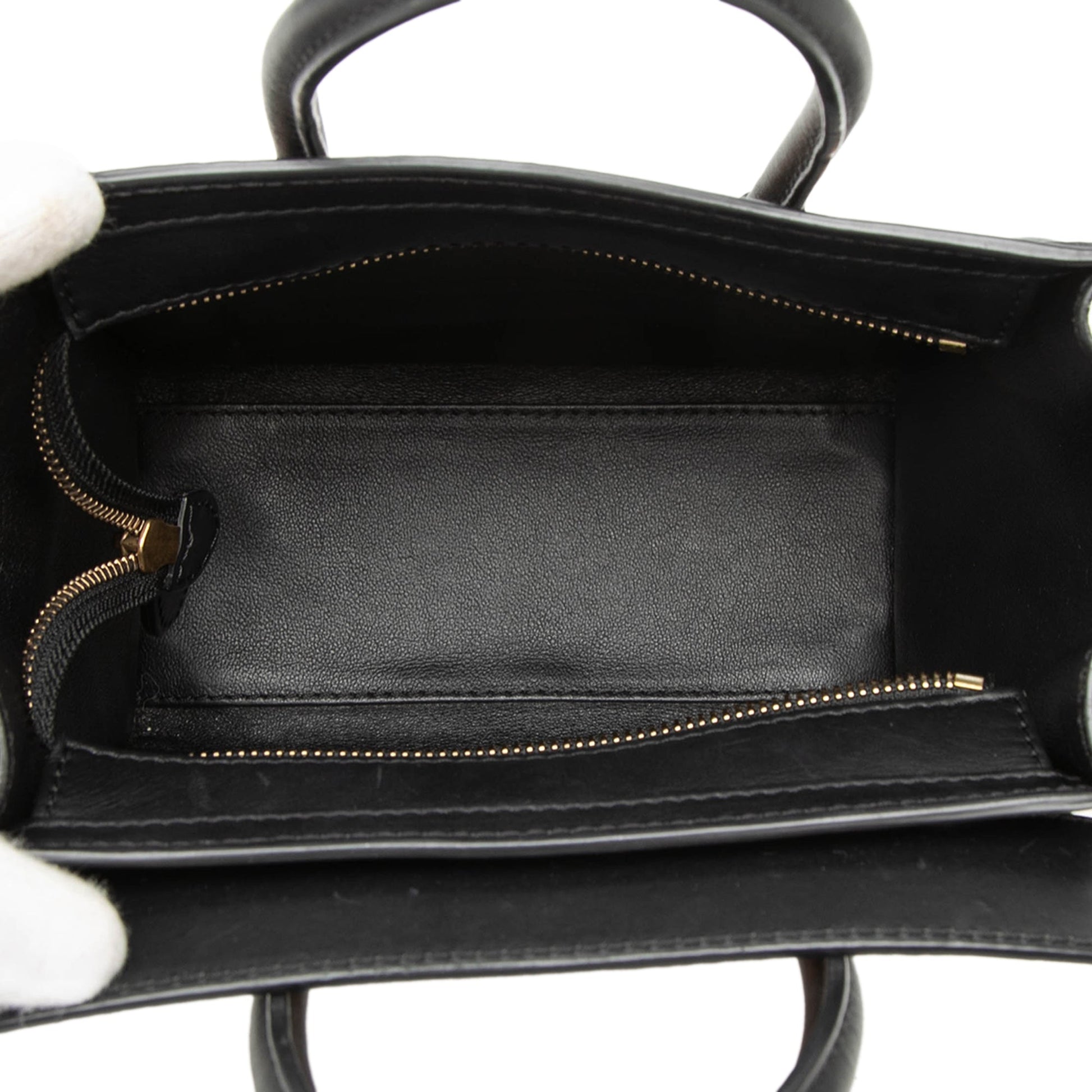 Celine Nano Tricolor Leather Luggage Tote