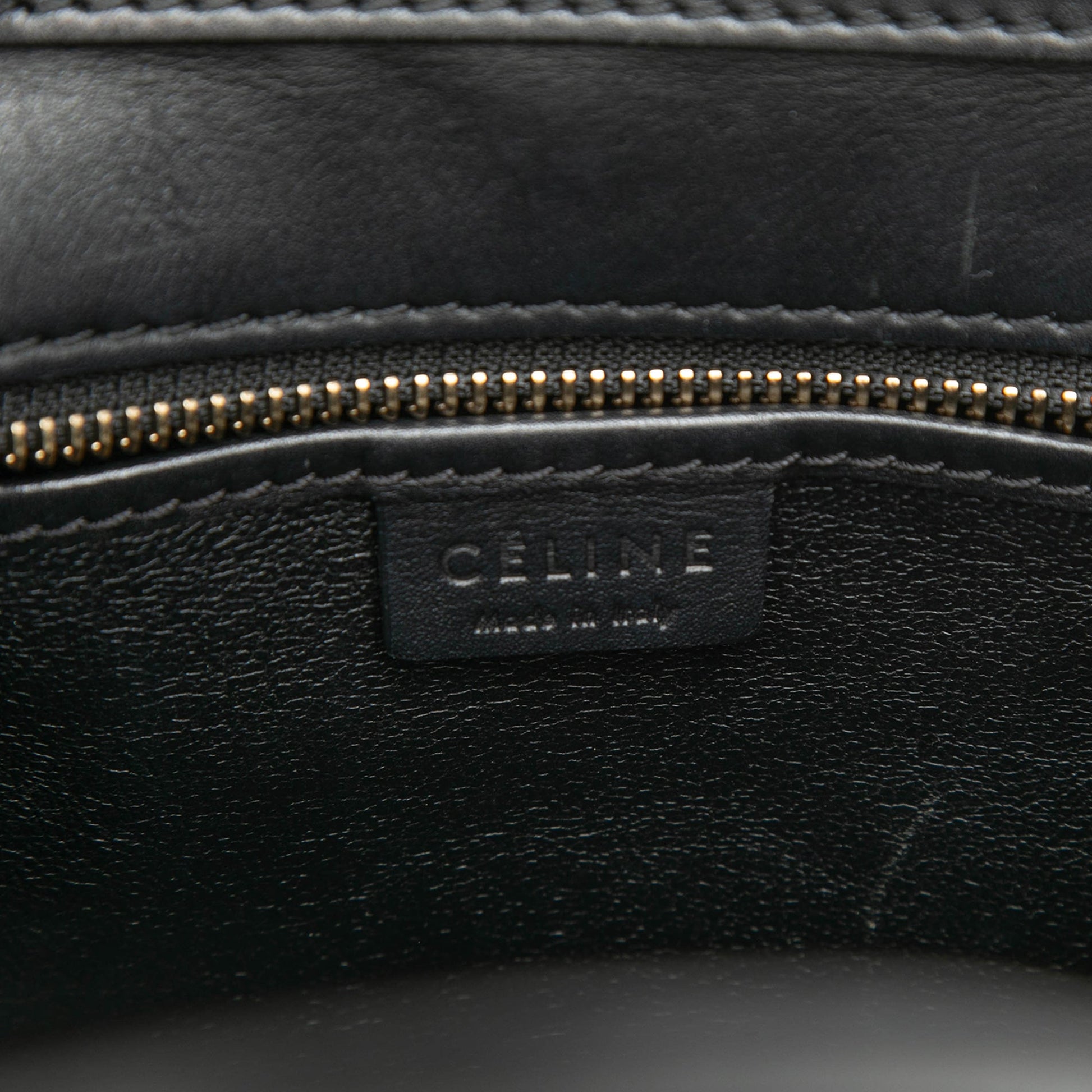 Celine Nano Tricolor Leather Luggage Tote