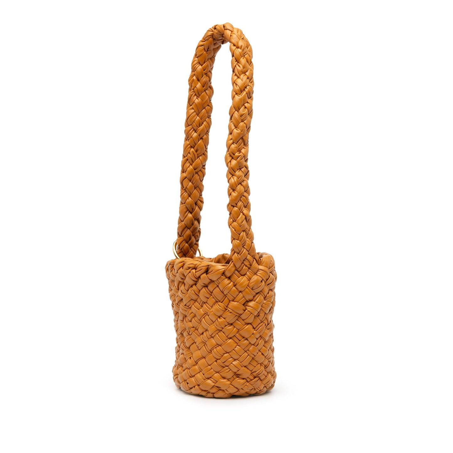 Bottega Veneta Small Calfskin Intreccio Kalimero Bucket Bag