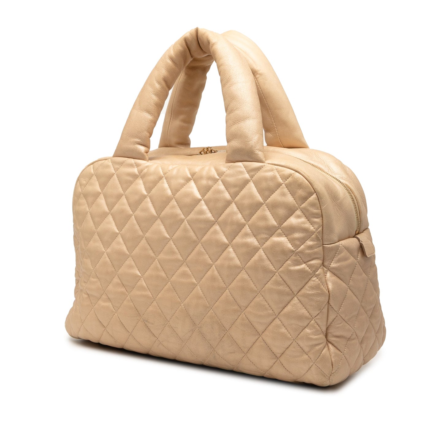 Chanel Quilted Lambskin Coco Cocoon Bowler Bag