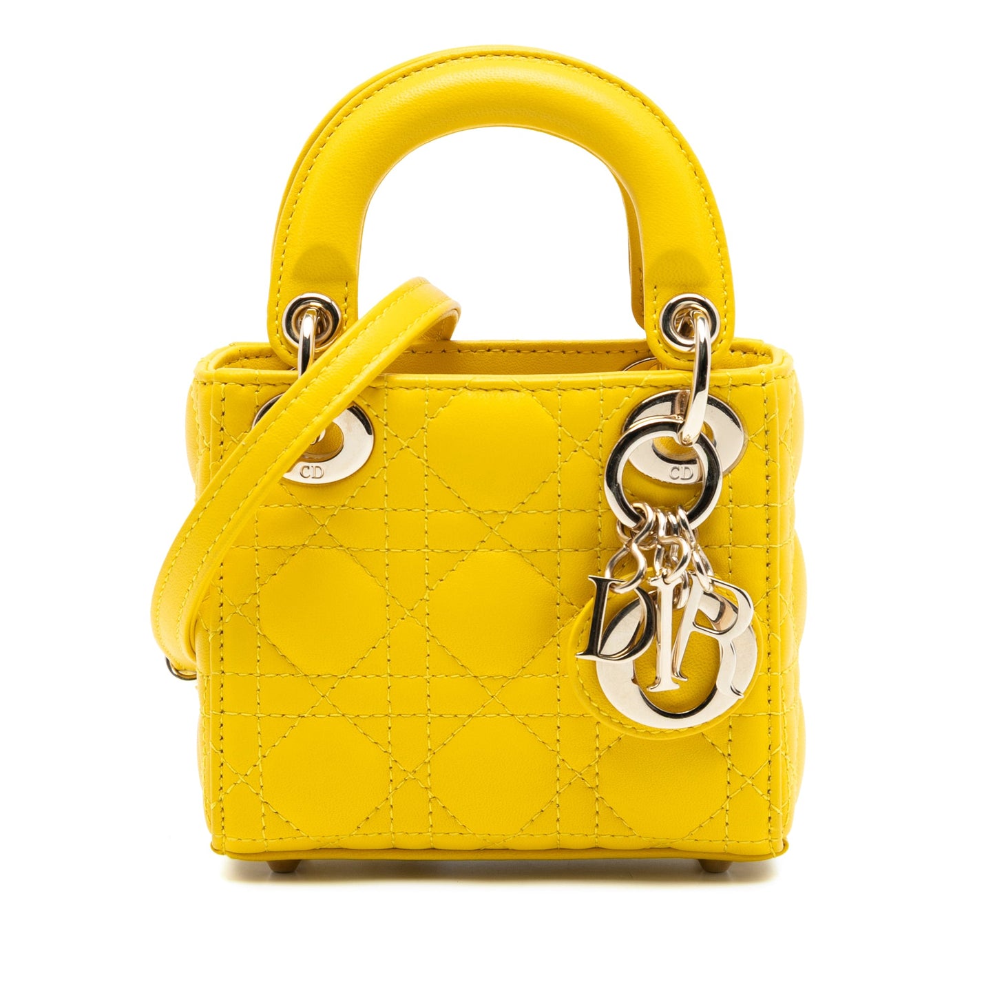 Dior Micro Lambskin Cannage Lady Dior