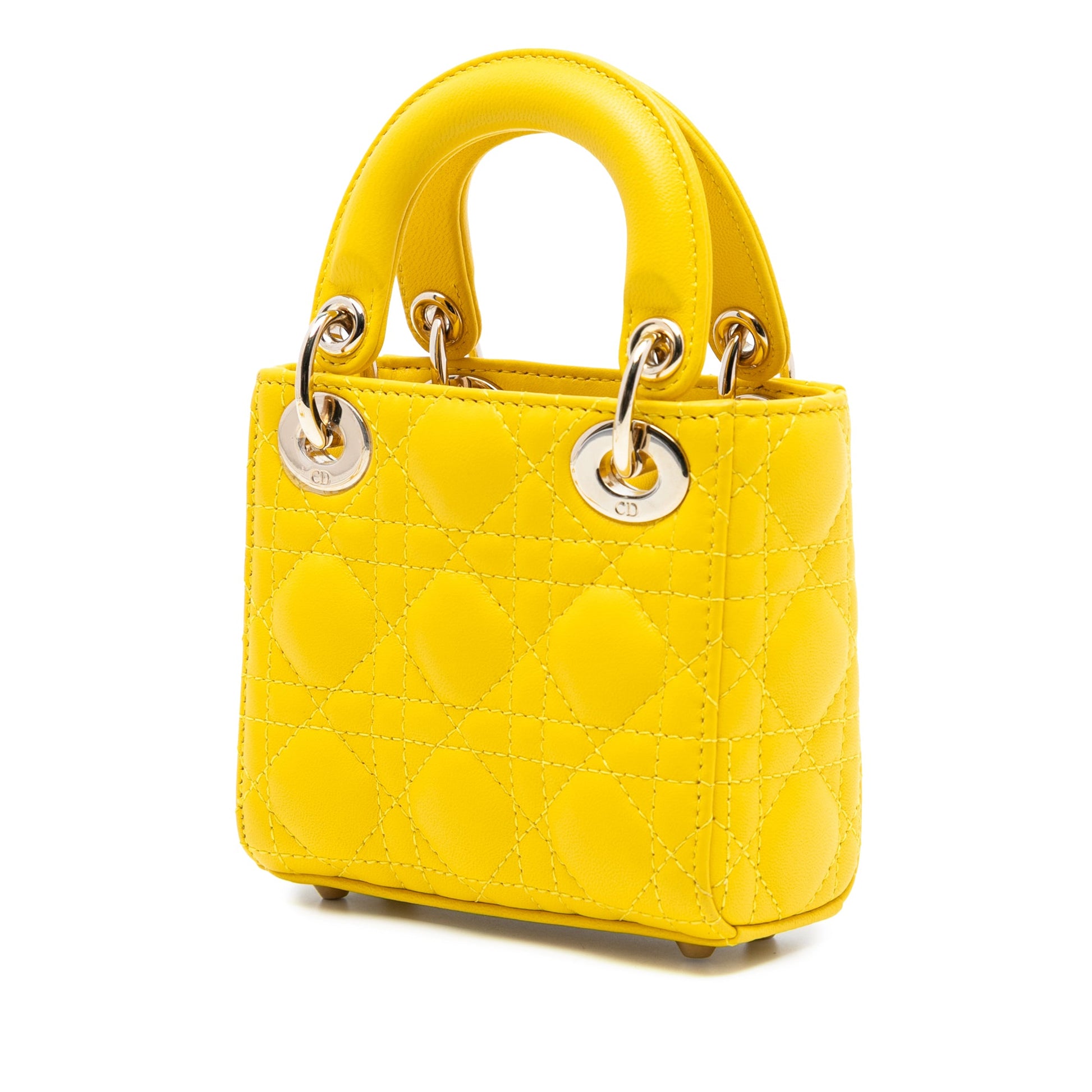 Dior Micro Lambskin Cannage Lady Dior