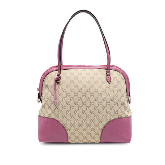 Gucci Medium GG Canvas Bree Dome Tote