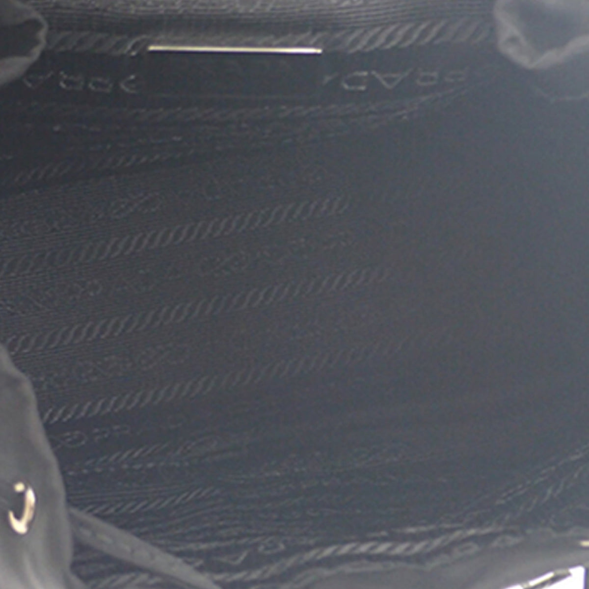Prada Mini Saffiano Trimmed Tessuto Drawstring Vela Backpack