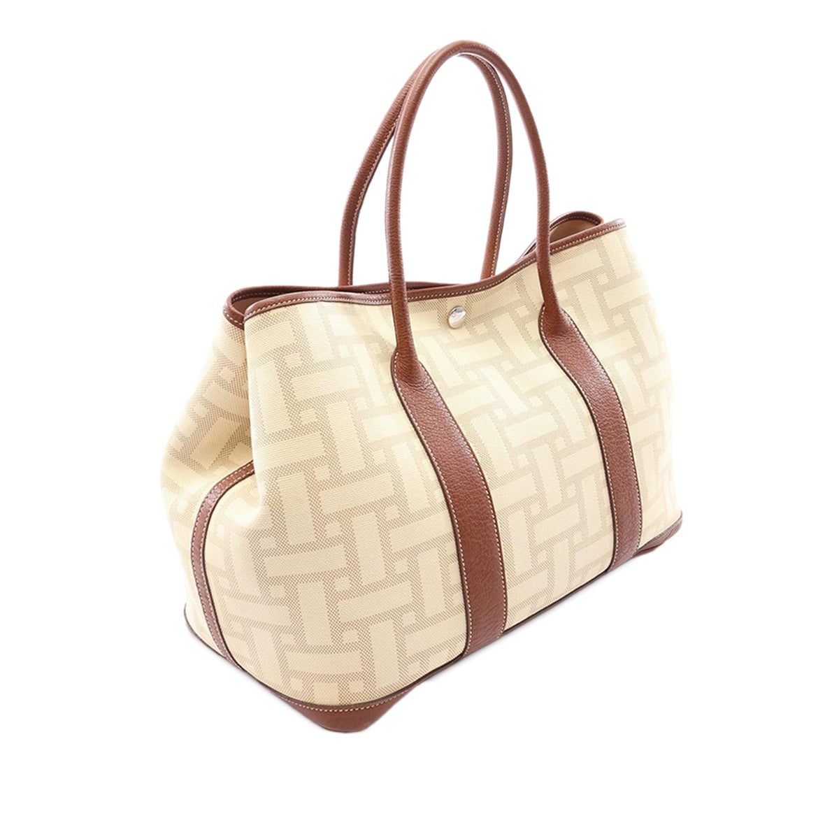 Hermès Toile Mosaique Garden Party 36 — Beige