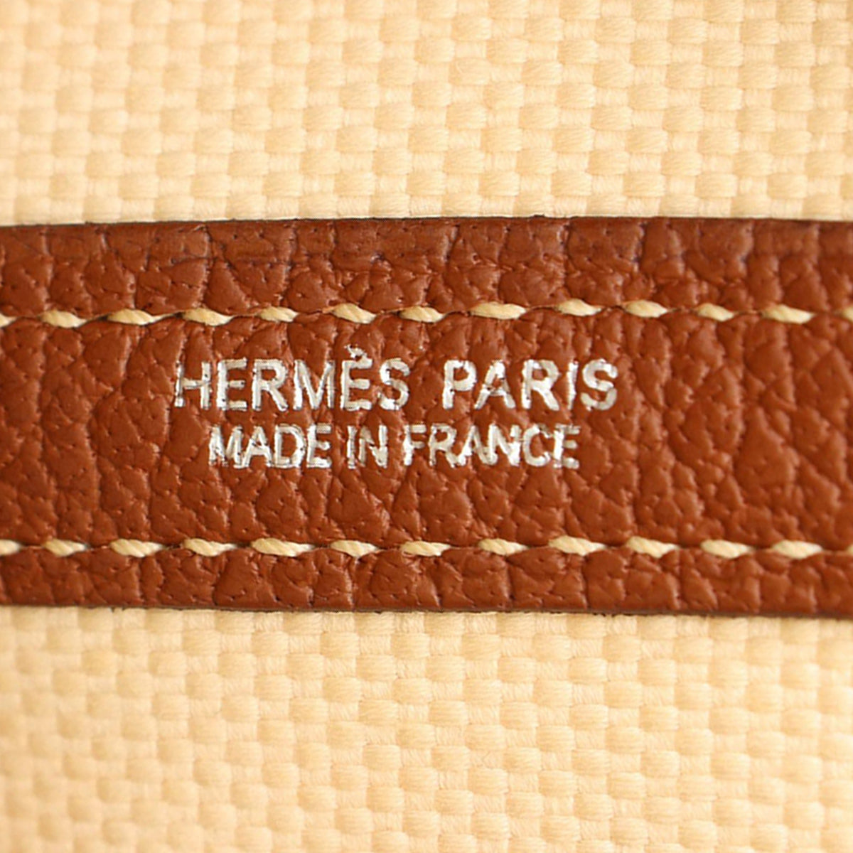 Hermès Toile Mosaique Garden Party 36 — Beige