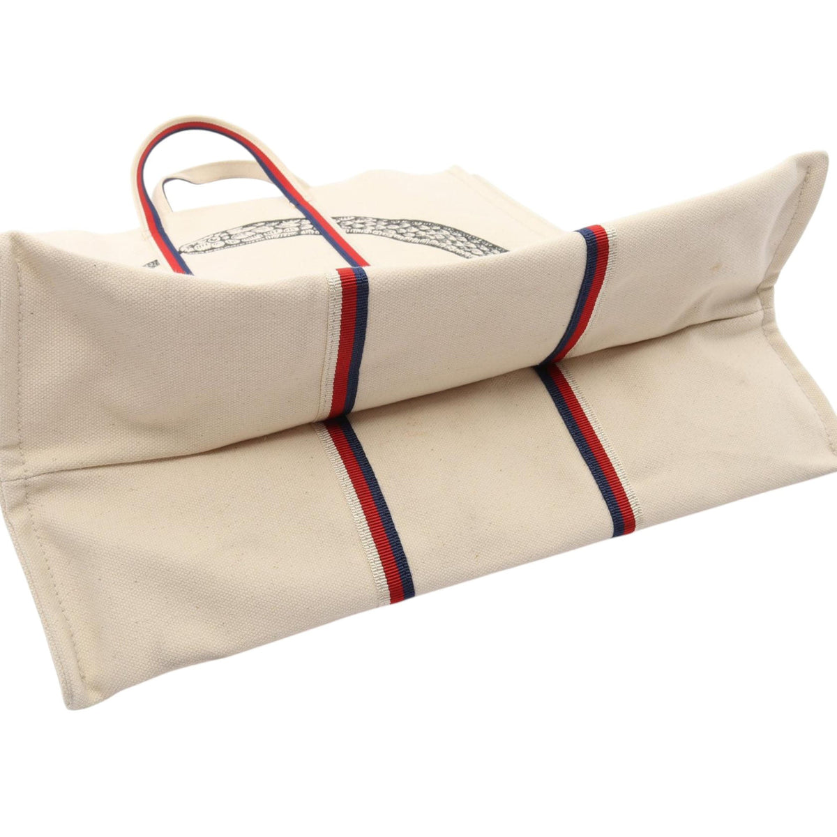 Gucci Canvas Ouroboros Tote — Beige