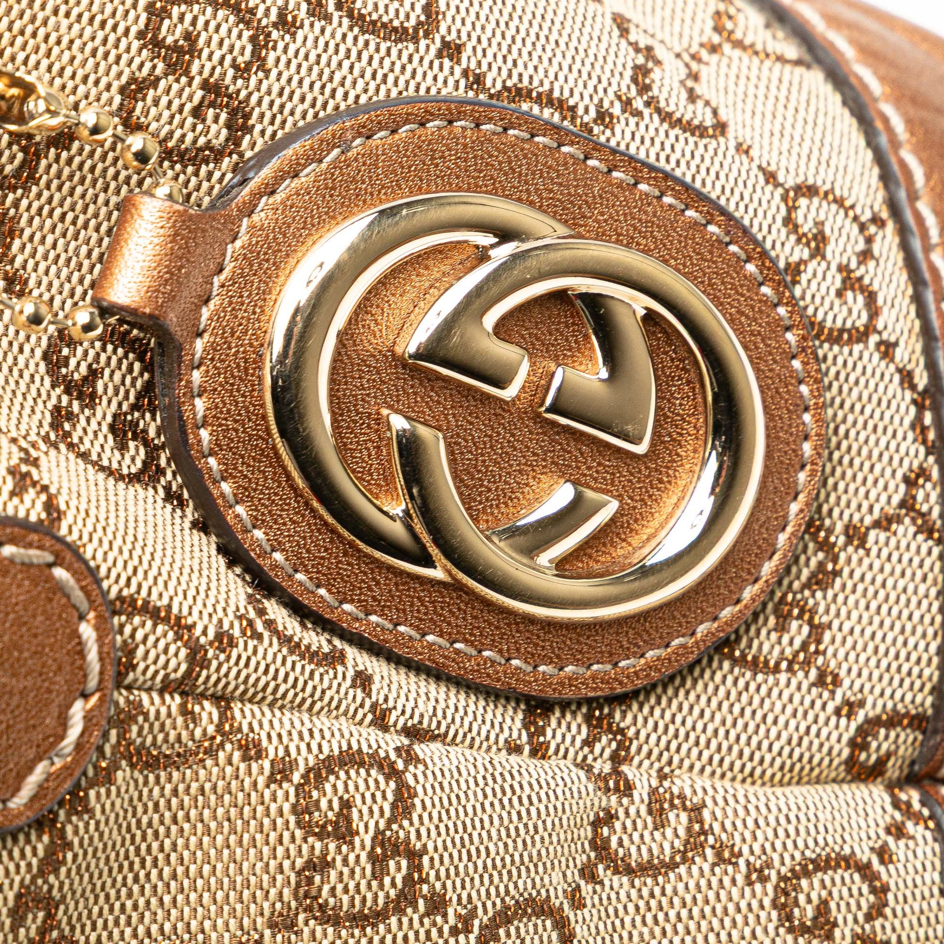 Gucci GG Canvas Sukey Satchel