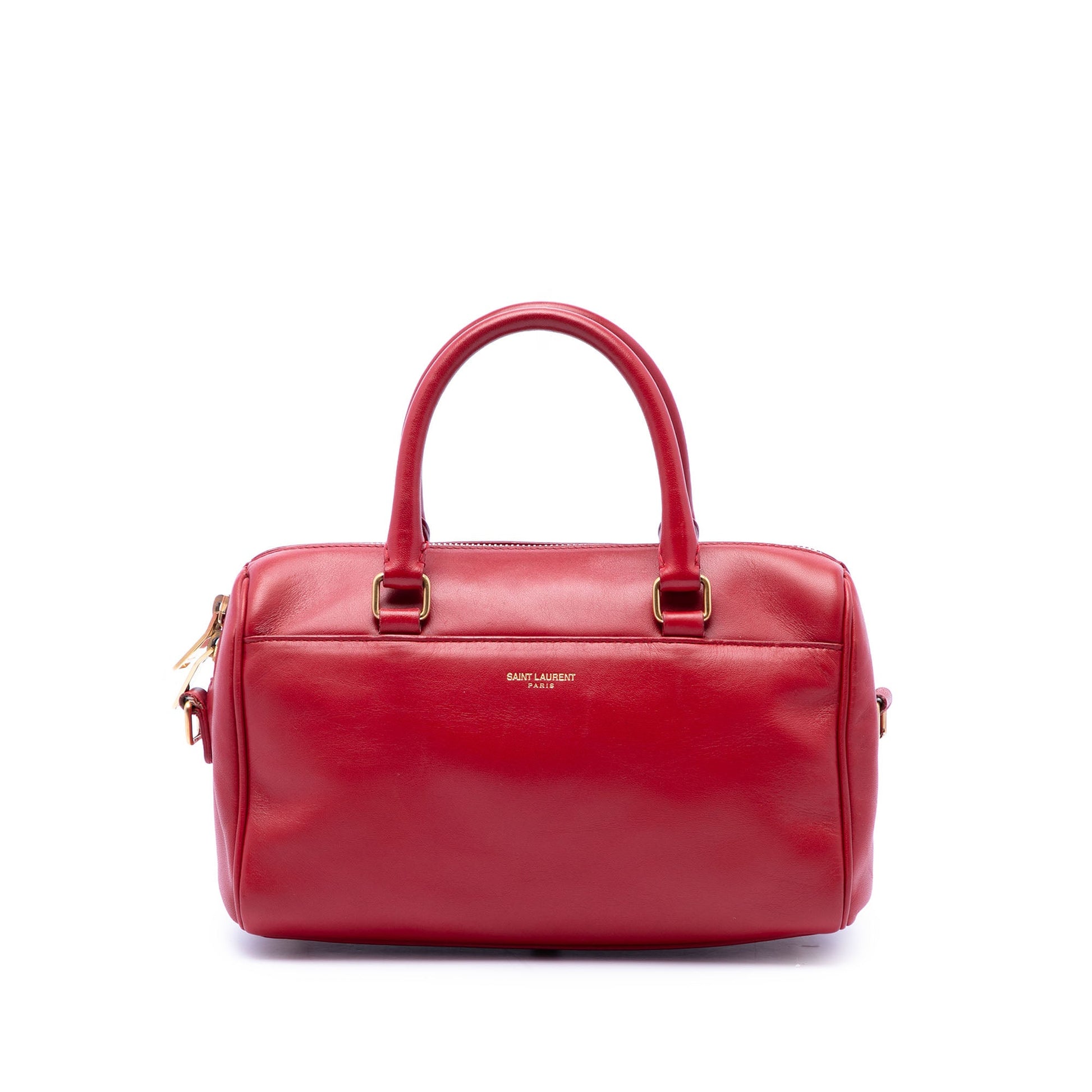 Saint Laurent Baby Leather Classic Duffle Satchel