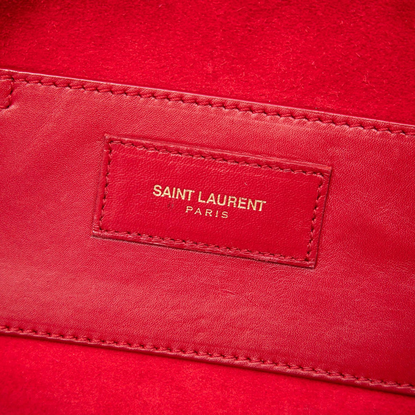 Saint Laurent Baby Leather Classic Duffle Satchel