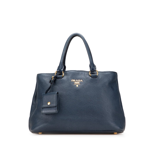 Prada Vitello Daino Open Convertible Tote