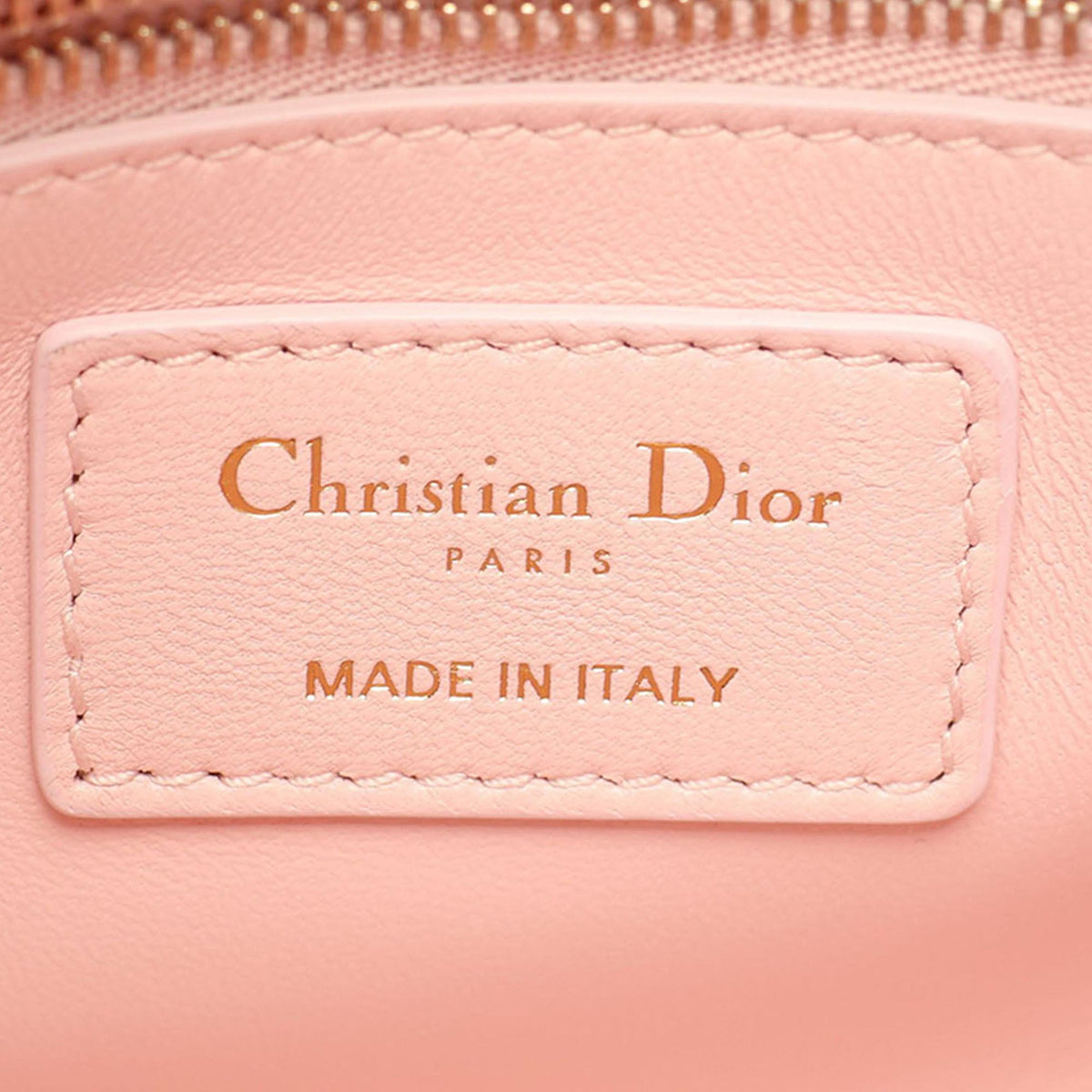 Dior Mini Raffia Cannage Lady Dior — Beige