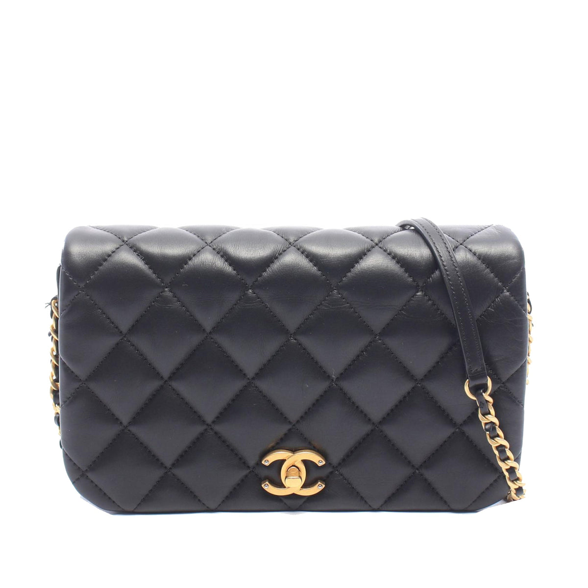 Chanel Medium Quilted Lambskin Full Flap
