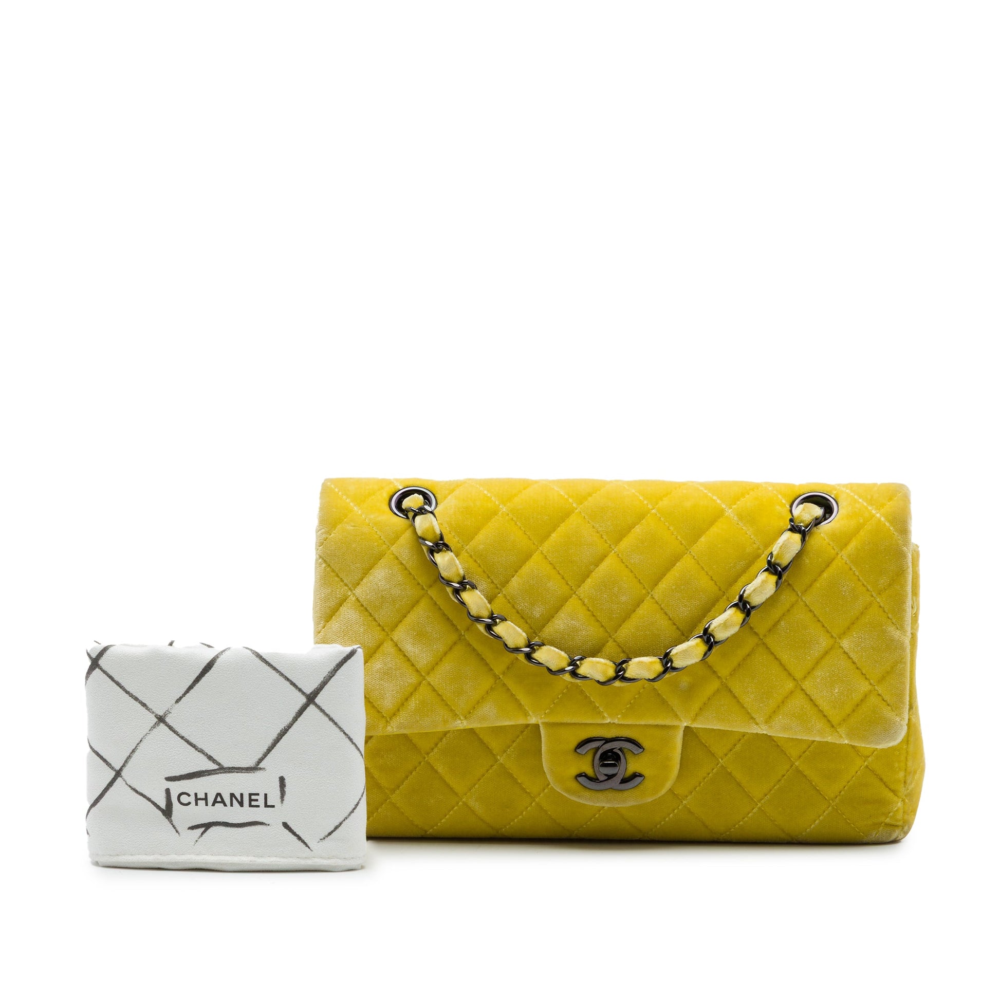 Chanel Medium Classic Velvet Double Flap