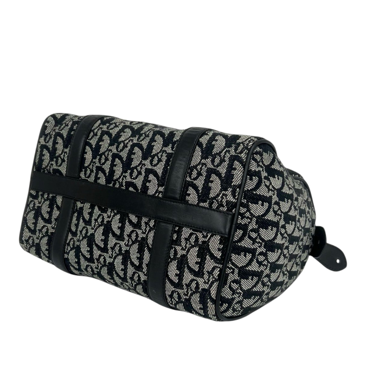 Dior Mini Diorissimo Trotter Canvas Boston Bag
