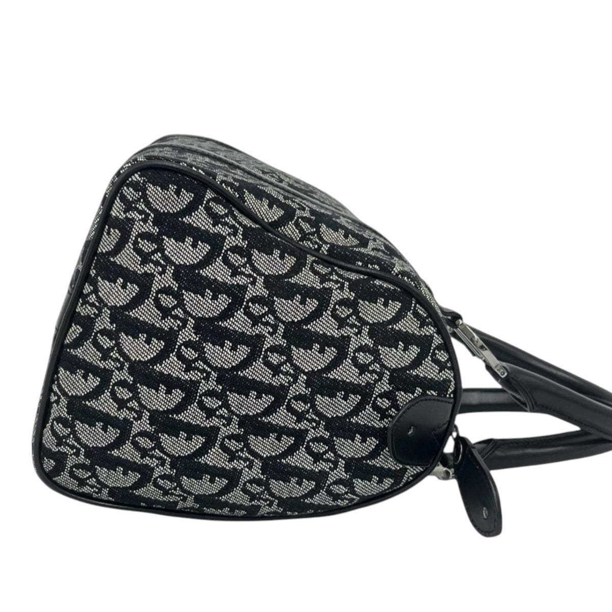 Dior Mini Diorissimo Trotter Canvas Boston Bag