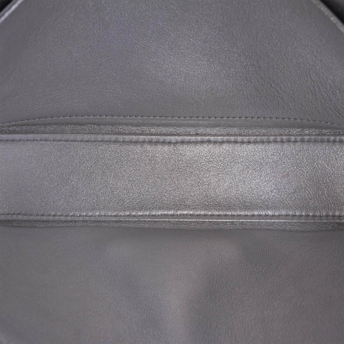 Celine Triomphe All Over Laminated Calfskin Claude Shoulder Bag