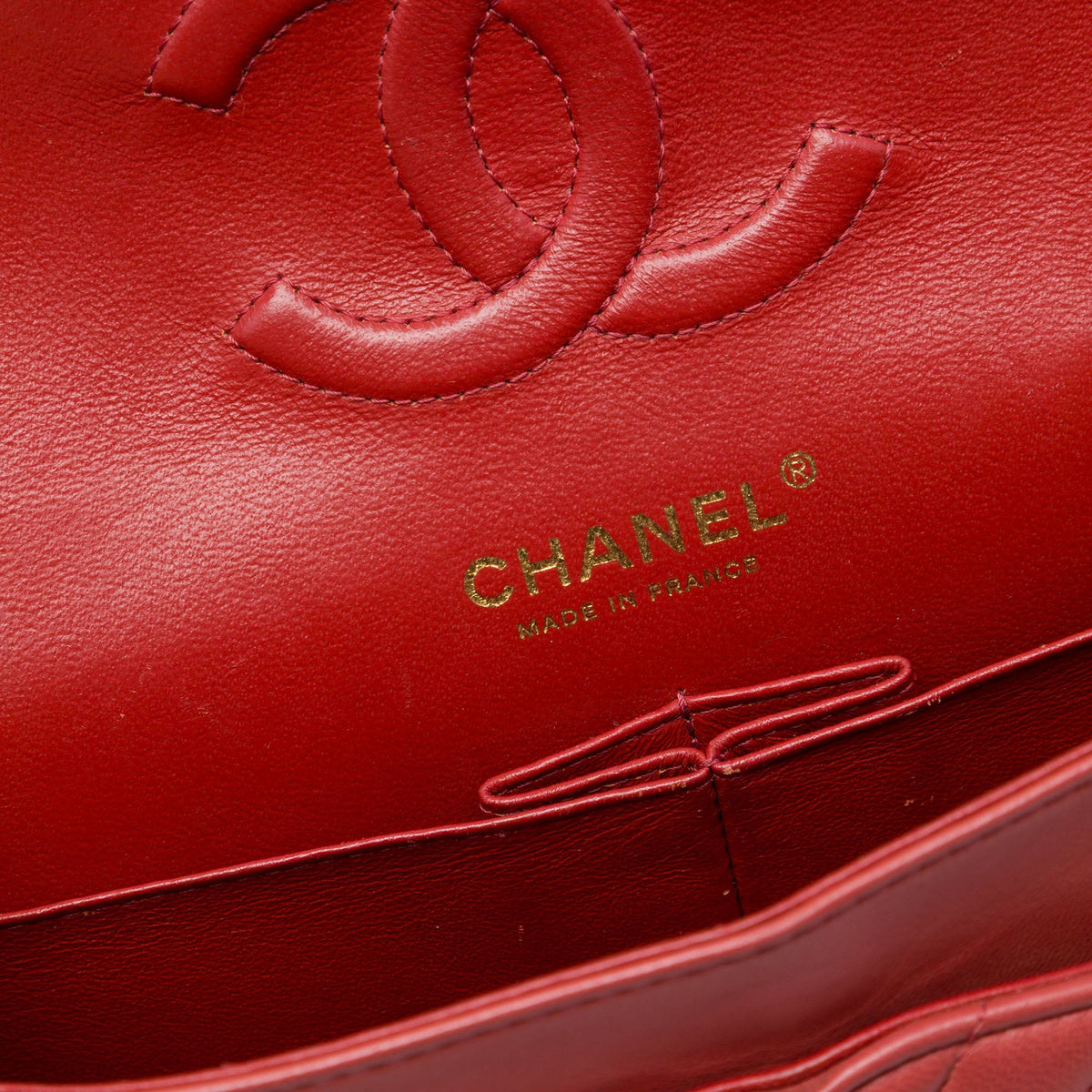 Chanel Medium Classic Chevron Lambskin Double Flap