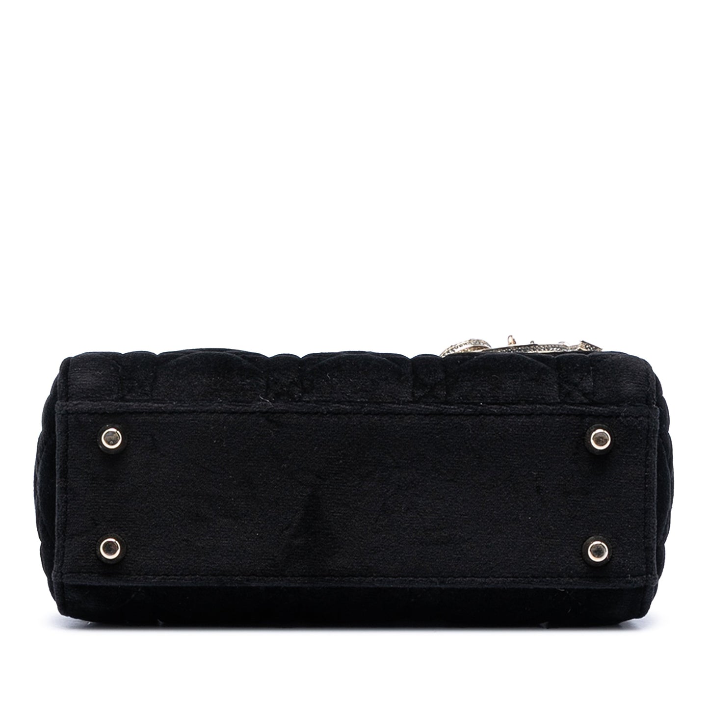 Dior Mini Velvet Cannage Lady Dior
