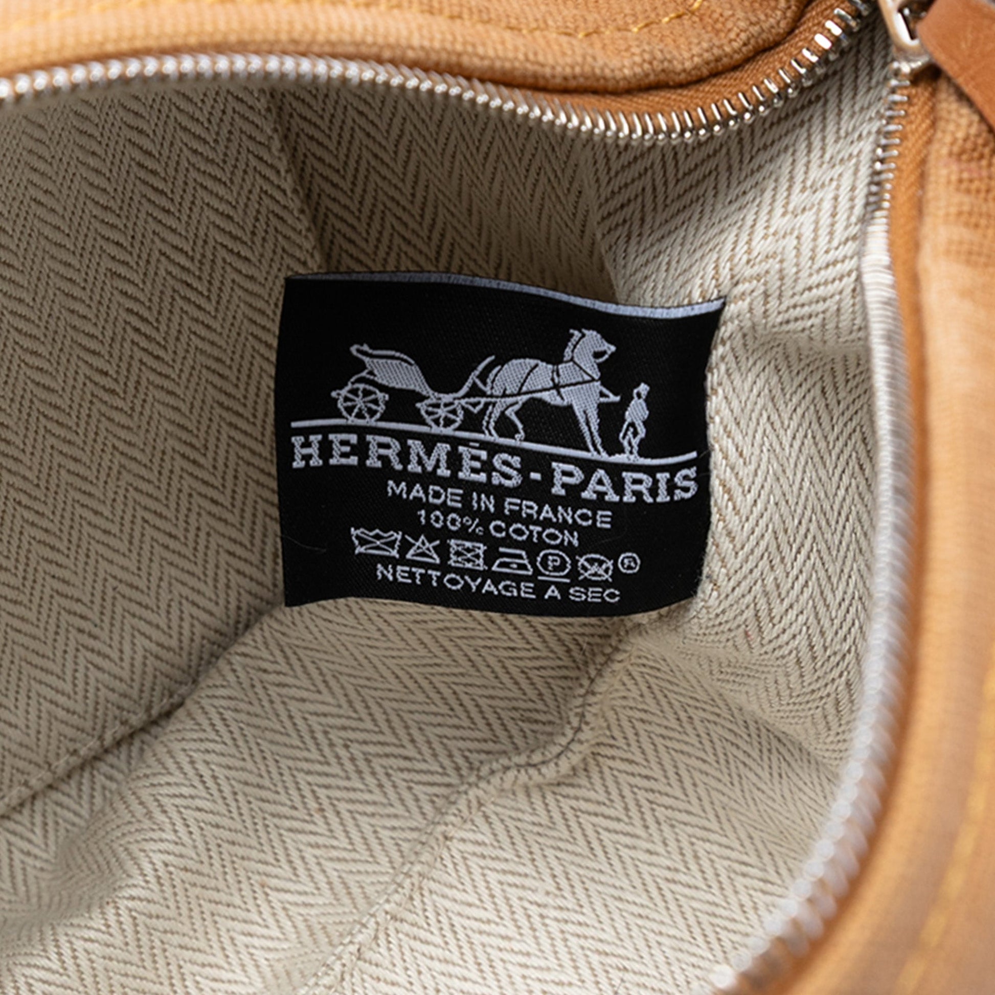 Hermès Small Toile Bride A Brac Case