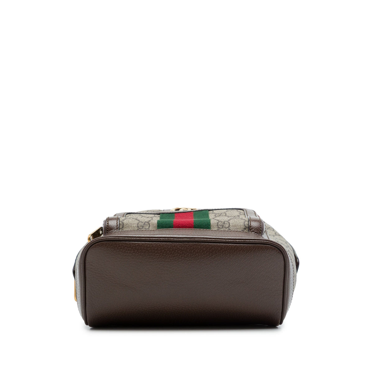 Gucci Small GG Supreme Web Ophidia Backpack — Beige