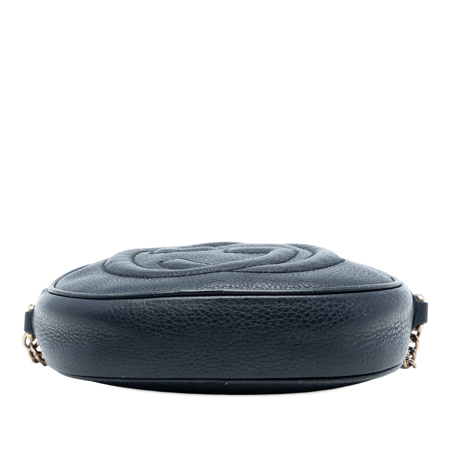 Gucci Mini Pebbled Calfskin Soho Chain Crossbody