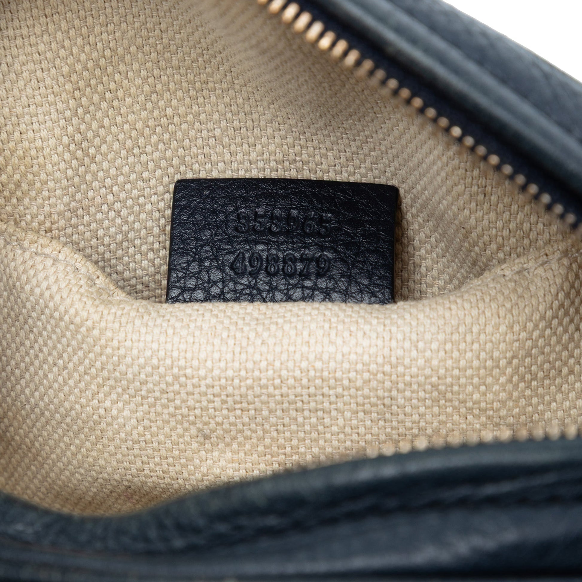 Gucci Mini Pebbled Calfskin Soho Chain Crossbody