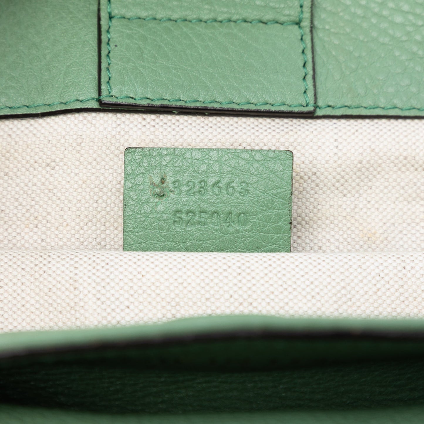 Gucci Tall Leather Bamboo Shopper Tote