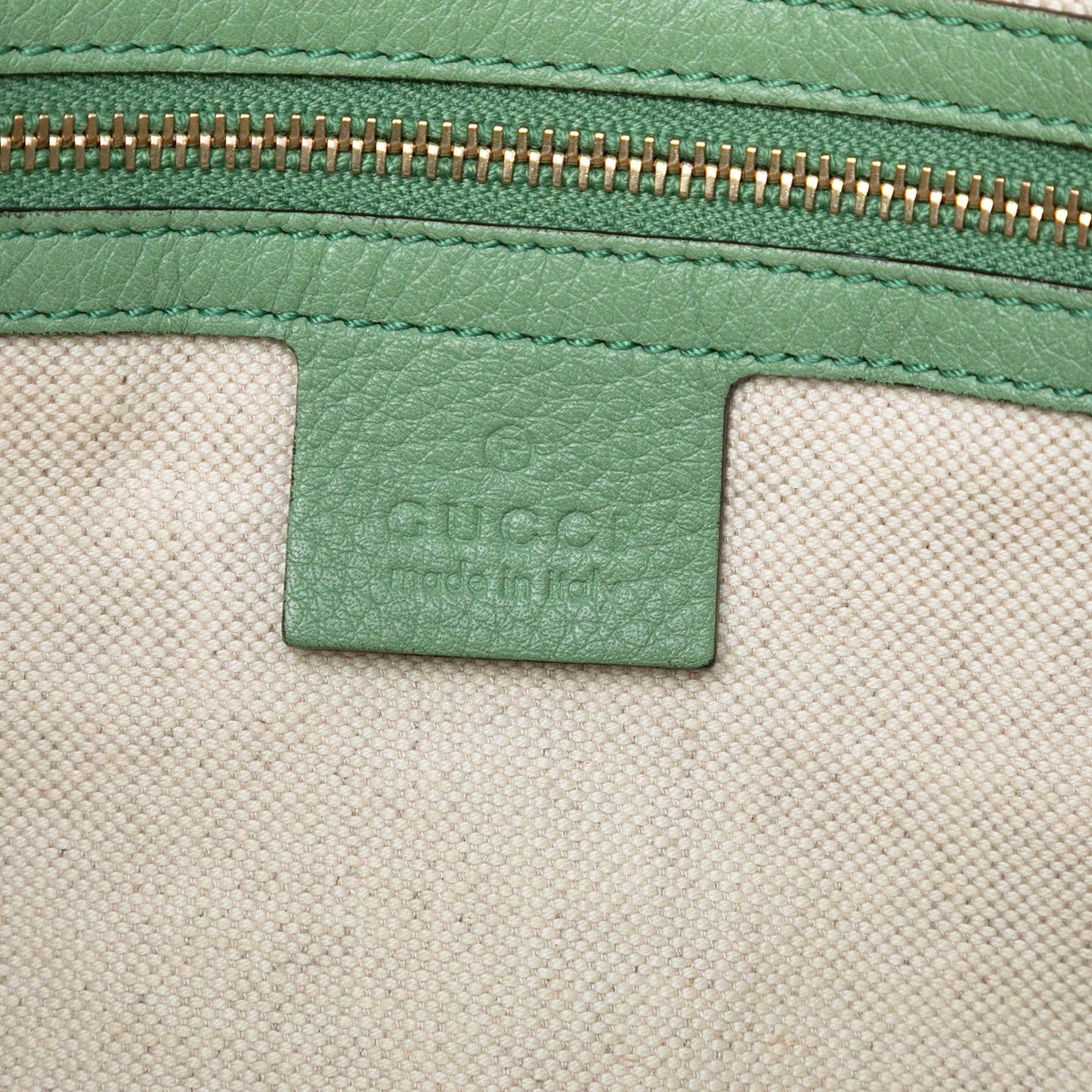Gucci Tall Leather Bamboo Shopper Tote