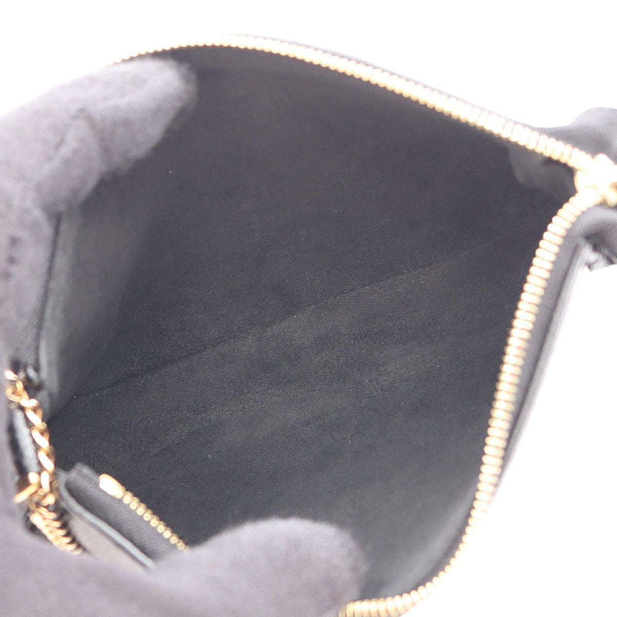 Louis Vuitton Bicolor Monogram Empreinte Mini Pochette Accessoires — Black